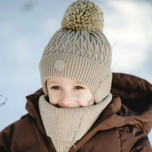 Load image into Gallery viewer, Calikids Soft Touch Knit Pompom Windproof Hat
