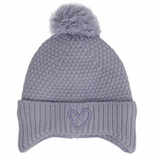Load image into Gallery viewer, Calikids Girls Soft Touch Knit Windproof Hat
