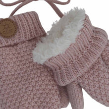 Load image into Gallery viewer, Calikids Baby Knit Mittens w/Cord
