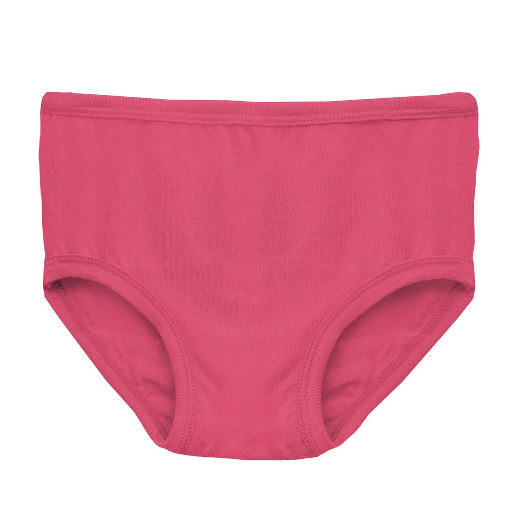 Kickee Pants Girls Print Underwear - Winter Rose