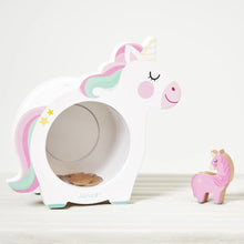 Load image into Gallery viewer, Janod Wooden Unicorn Money Box
