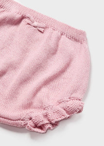 Mayoral Baby Girls Knit Bloomer Set - Rosette