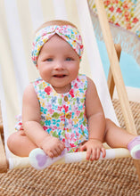 Load image into Gallery viewer, Mayoral Baby Girls Short Bodysuit w/ Headband - Turquoise

