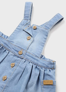 Mayoral Baby Girls Denim Skirt Set - Apricot