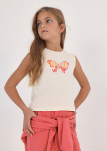 Mayoral Youth Girls Tank Top - Chickpea