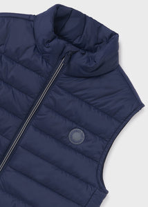 Mayoral Youth Boys Ultralight Quilted Vest - Navy