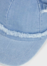 Load image into Gallery viewer, Mayoral Girls Baby Denim Cap with Ears and Bow
