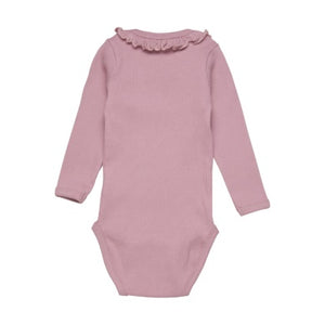 Minymo Baby Girls Ribbed Body Suit