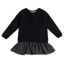 Load image into Gallery viewer, Miles Girls Long Sleeve Dress Knit - Black
