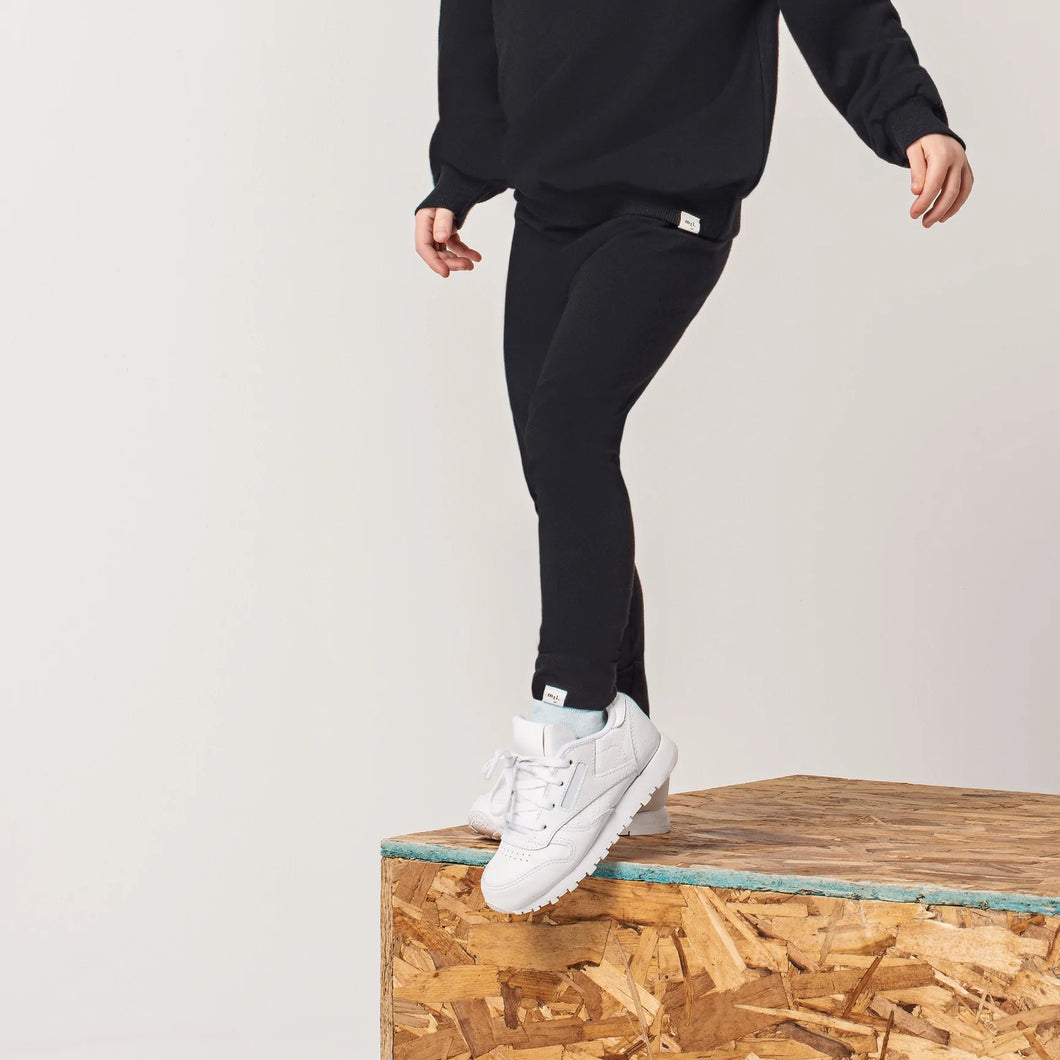 Miles Basics Girls Leggings - Pure Black