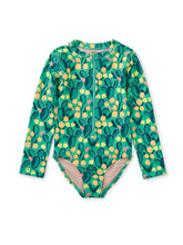Load image into Gallery viewer, Tea Collection Girls Cactus Rashguard Swimsuit

