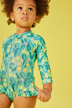Load image into Gallery viewer, Tea Collection Girls Cactus Rashguard Swimsuit
