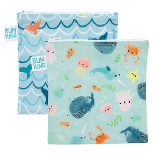 Bumkins Snack Bag Large 2 Pack