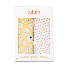Load image into Gallery viewer, Lulujo Cotton Swaddles - 2 PK

