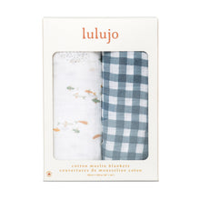 Load image into Gallery viewer, Lulujo Cotton Swaddles - 2 PK
