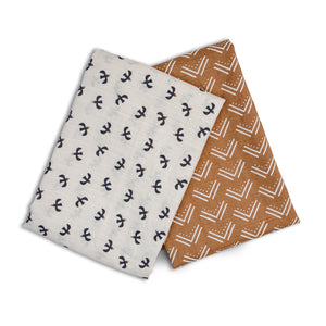 Lulujo Cotton Swaddles - 2 PK