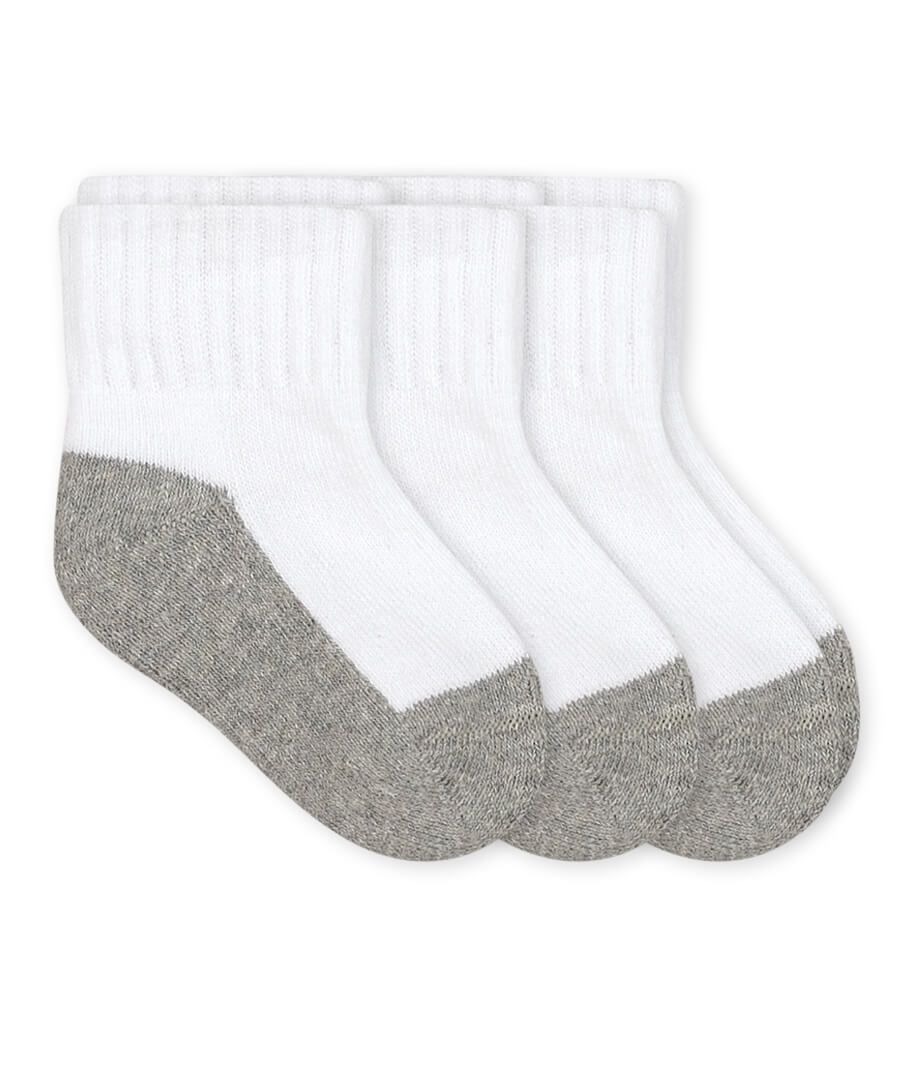 Jefferies Socks Boys Smooth Toe Sport Quarter Socks - 3 Pack