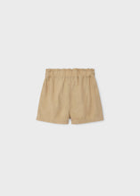 Load image into Gallery viewer, Mayoral Girls Tencel Shorts w/Bow - Ochre
