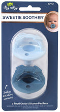 Load image into Gallery viewer, Itzy Ritzy Blue Sweetie Soother 2 Pack
