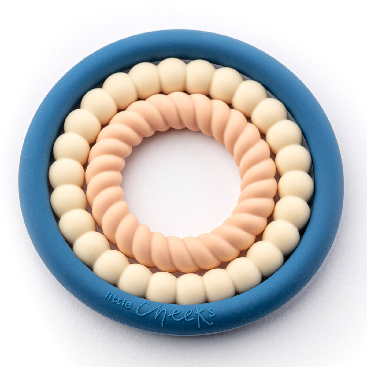 Little Cheeks 3-in-1 Trio Rings Teether – Chicken Little Shop