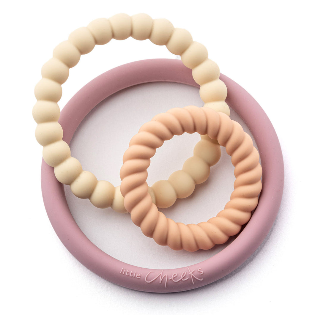 Little Cheeks 3-in-1 Trio Rings Teether