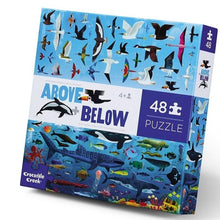 Load image into Gallery viewer, Crocodile Creek 48 PC Above &amp; Below Puzzle - Sea &amp; Sky
