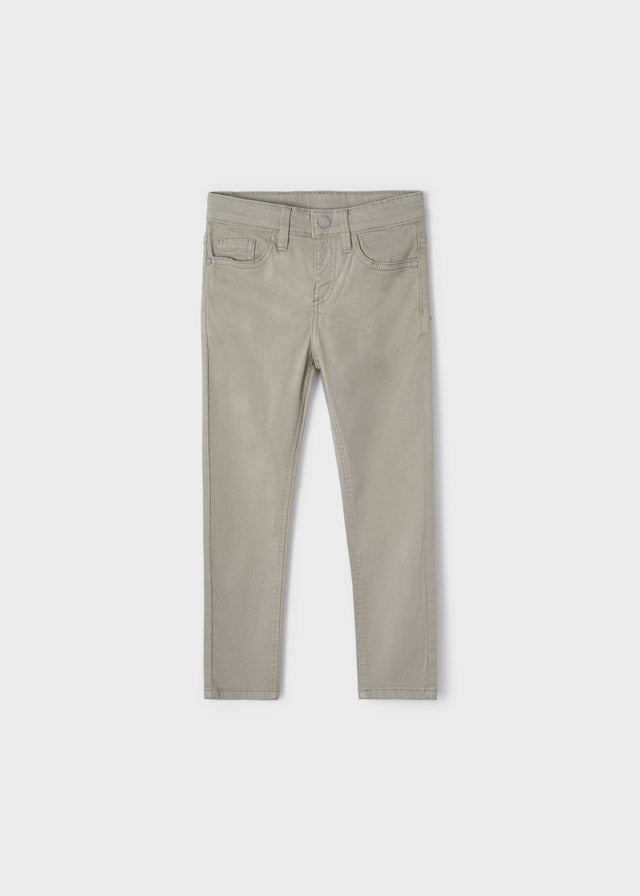Mayoral Boys Slim Fit Pant - Stone