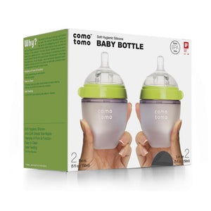 Comotomo Silicone Baby Bottle 2 Pack (5oz/150ml)