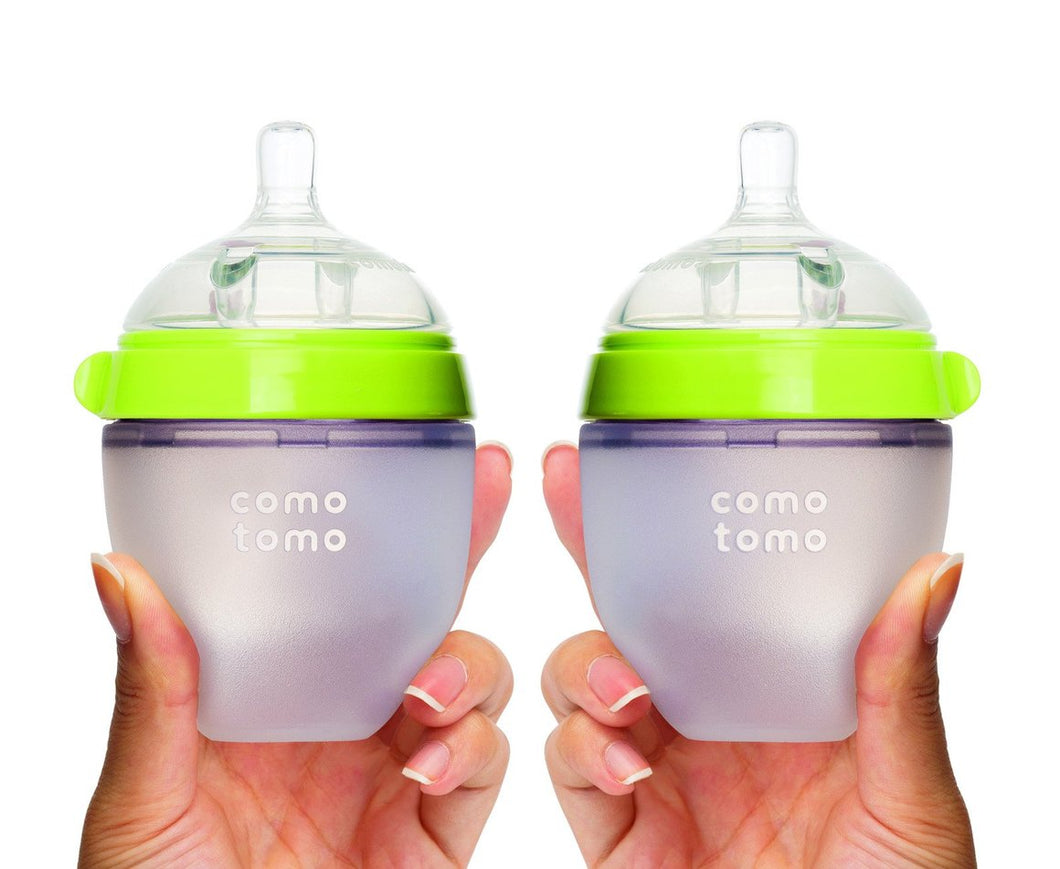 Comotomo Silicone Baby Bottle 2 Pack (5oz/150ml)