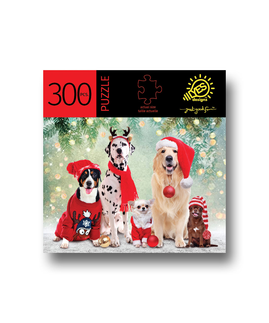 Giftcraft Christmas Dogs Puzzle - 300 PC
