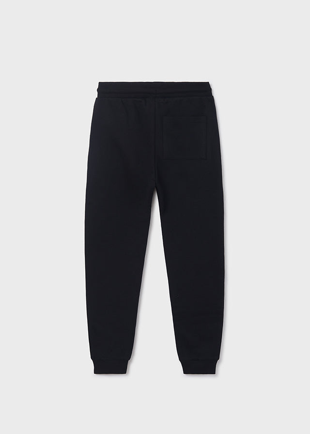 Mayoral Boys Youth Basic Fleece Cuffed Joggers - Black