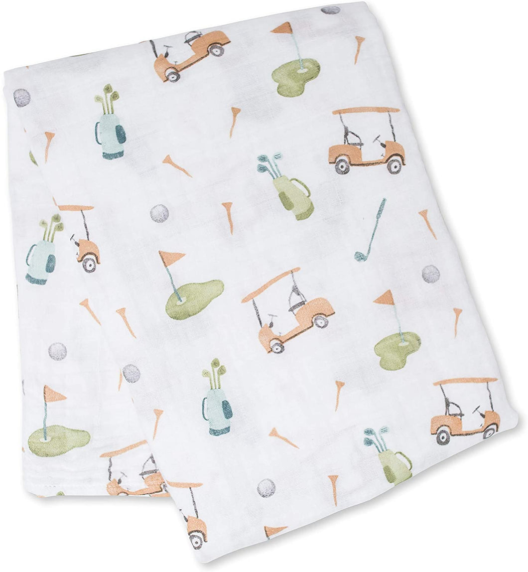 Lulujo Cotton Muslin Swaddle Blanket