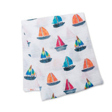 Load image into Gallery viewer, Lulujo Cotton Muslin Swaddle Blanket
