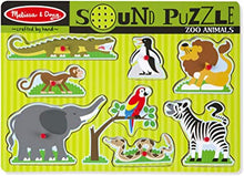 Load image into Gallery viewer, Melissa &amp; Doug Zoo Animals Sound Puzzle
