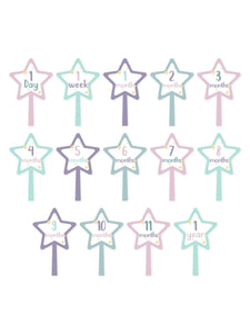 Lulujo Baby's First Year Blanket & Cards Set