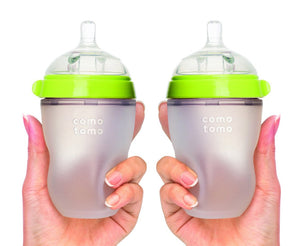 Comotomo Silicone Baby Bottle 2 Pack (8oz/250ml)