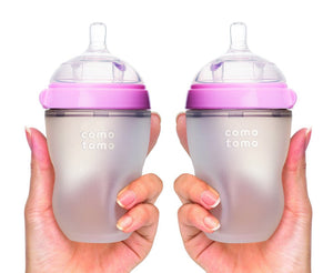 Comotomo Silicone Baby Bottle 2 Pack (8oz/250ml)