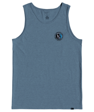 Quiksilver Mellow Phonic Kids Tank - Captain Blue Heather