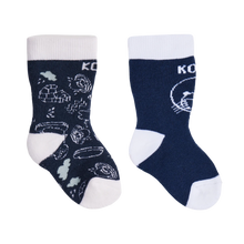 Load image into Gallery viewer, Kombi Adorable Twin Pack Infant Socks
