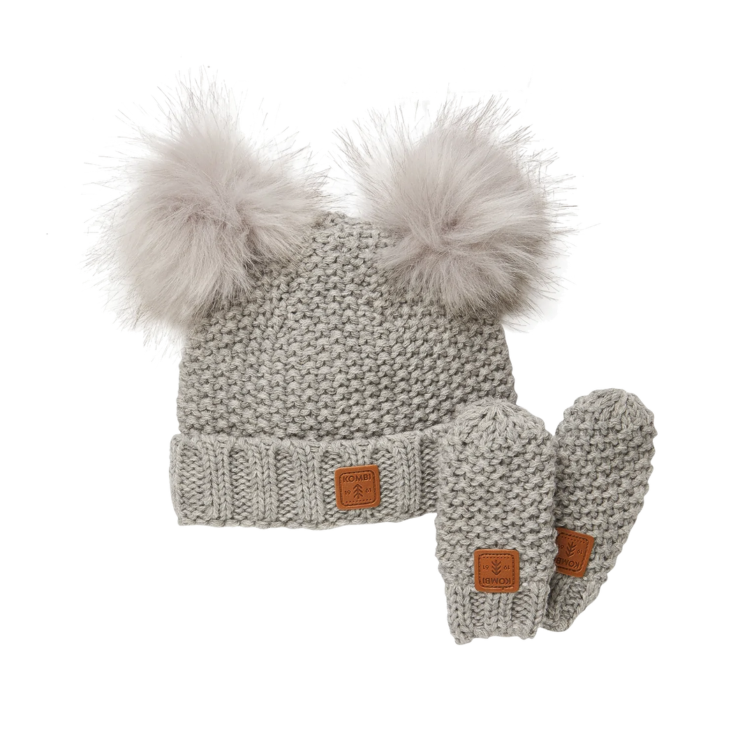 Kombi Adorable Knit Toque and Mittens Set - Infant