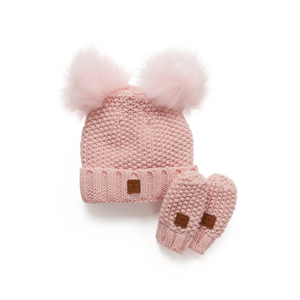 Kombi Adorable Knit Toque and Mittens Set - Infant