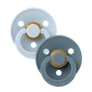 BIBS Natural Rubber Anatomical Pacifier - 2 Pack
