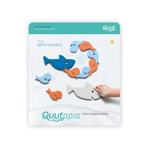 Quut Shark Soft Foam Bath Puzzle