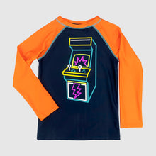 Load image into Gallery viewer, Appaman Boys Long Sleeve Rashguard - Navy Gametime

