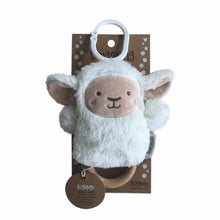 Load image into Gallery viewer, O.B. Designs Dingaring Leesa Lamb Wooden Teether
