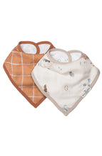 Load image into Gallery viewer, Loulou Lollipop Muslin Bandana Bib Set
