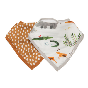 Loulou Lollipop Muslin Bandana Bib Set