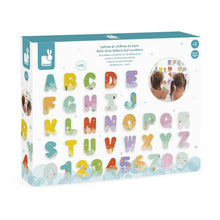 Load image into Gallery viewer, Janod Bath Time Letters &amp; Numbers
