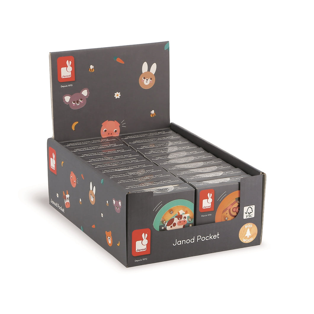 Janod Pocket Bead Game