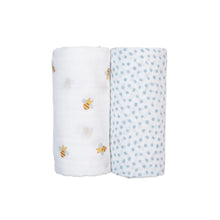 Load image into Gallery viewer, Lulujo Cotton Swaddles - 2 PK
